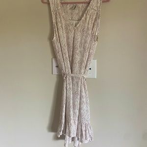 GENTLE FAWN SUMMER DRESS DUSTY ROSE TIE WAIST SIZE MEDIUM